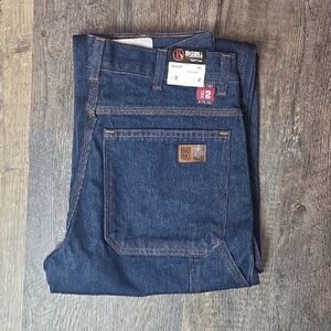Big Bill Men's Dark Blue Relaxed FR Jeans 30x32